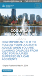 Mobile Screenshot of coquitlampersonalinjurylaw.com